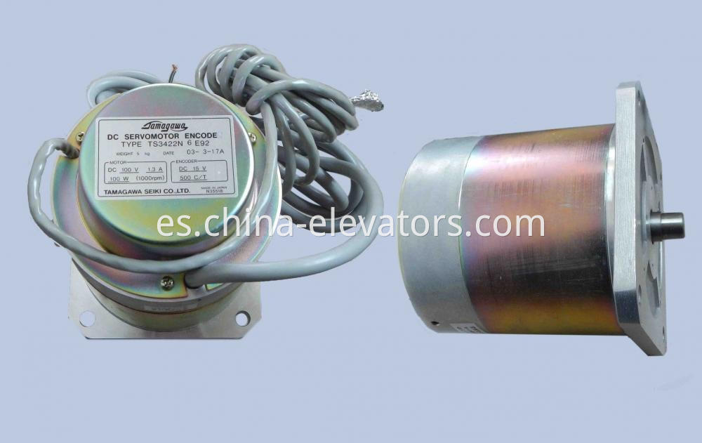 Motor de puerta de automóvil TS3422N6E92 para ascensores de hitachi TS3422N6E92 Car Door Motor for Hitachi Elevators